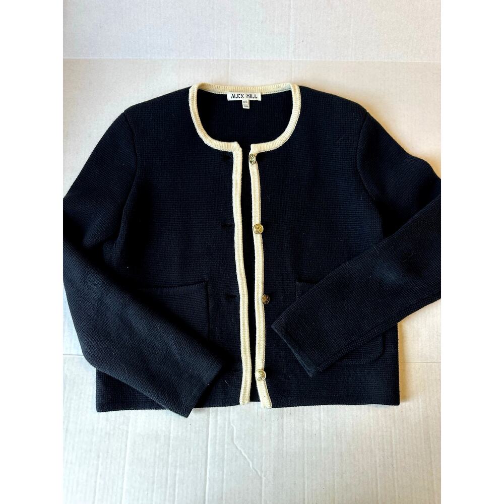 Alex Mill Cardigan with Gold Buttons - XS
